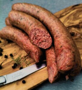 Kiełbasa Krucha z Gęsi (400g)