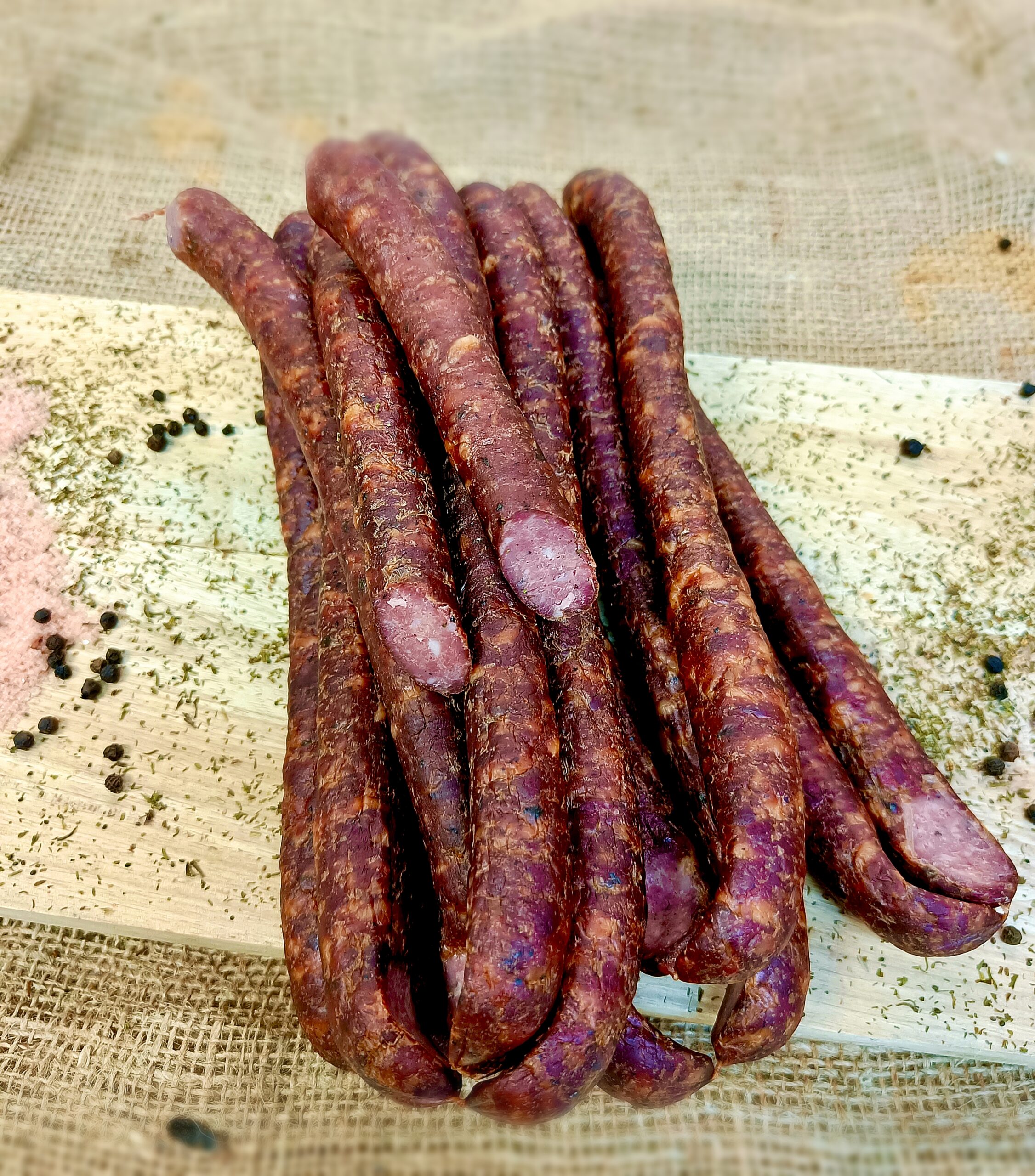 Kabanos z piersi gęsiej (400g)